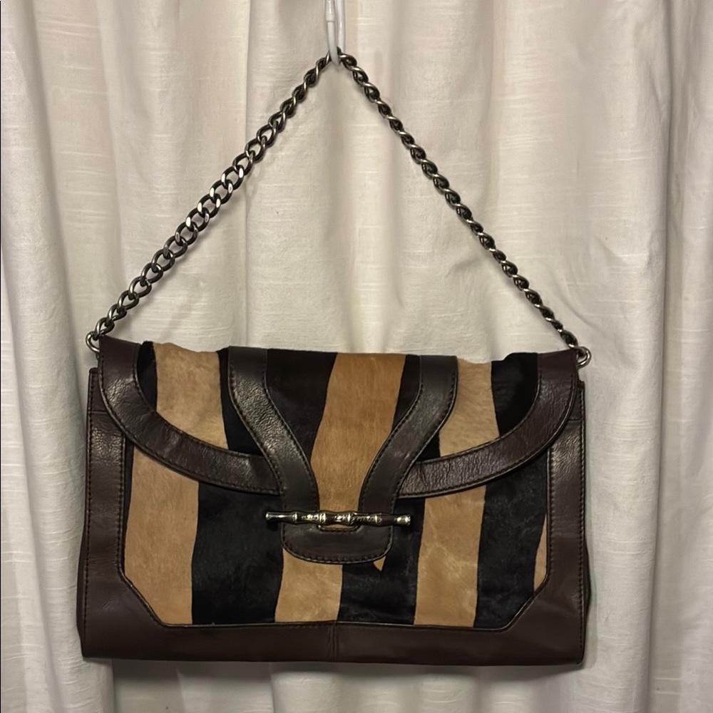 Stylish Brown and Black Women's Bag